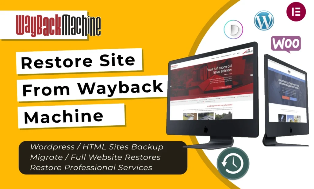 Restore website from wayback machine into wordpress