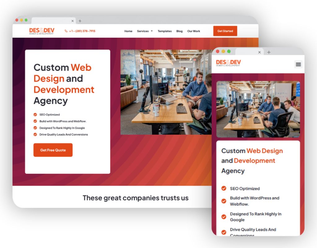 Design & Development Agency Website Restoration from Archive
